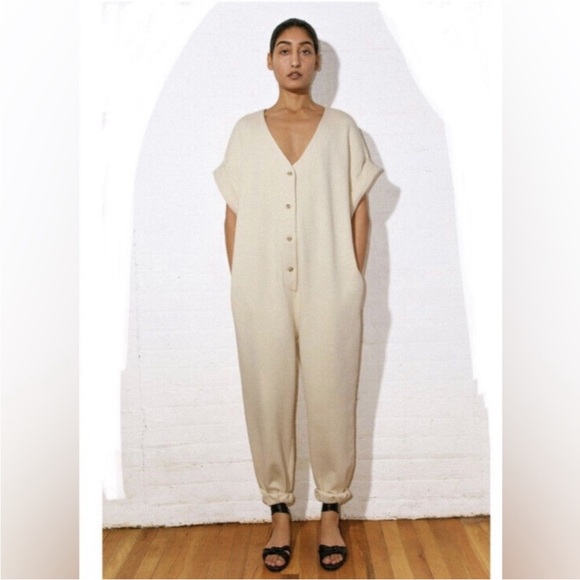 NWT Mara Hoffman Juniper Oversized Jumper Bodysuit - Picture 1 of 11